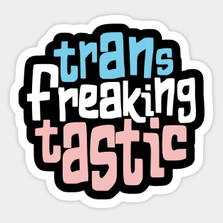 Trans Pride LGBTQ Pride Transtastic Sticker